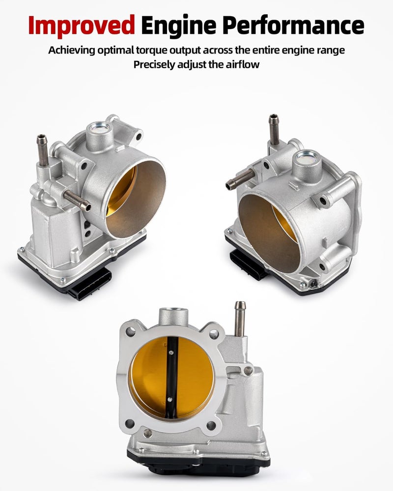VANBOL Electronic Throttle Body Compatible with 2004-2015 Nissan Armada Frontier 12-21 NV1500 NV2500 NV3500 Pathfinder Titan Xterra Infiniti QX56 Equator V6 4.0L V8 5.6L Replace 16119-7S000 - Image 4